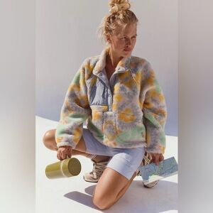 Hit The Slopes Printed Fleece Pullover